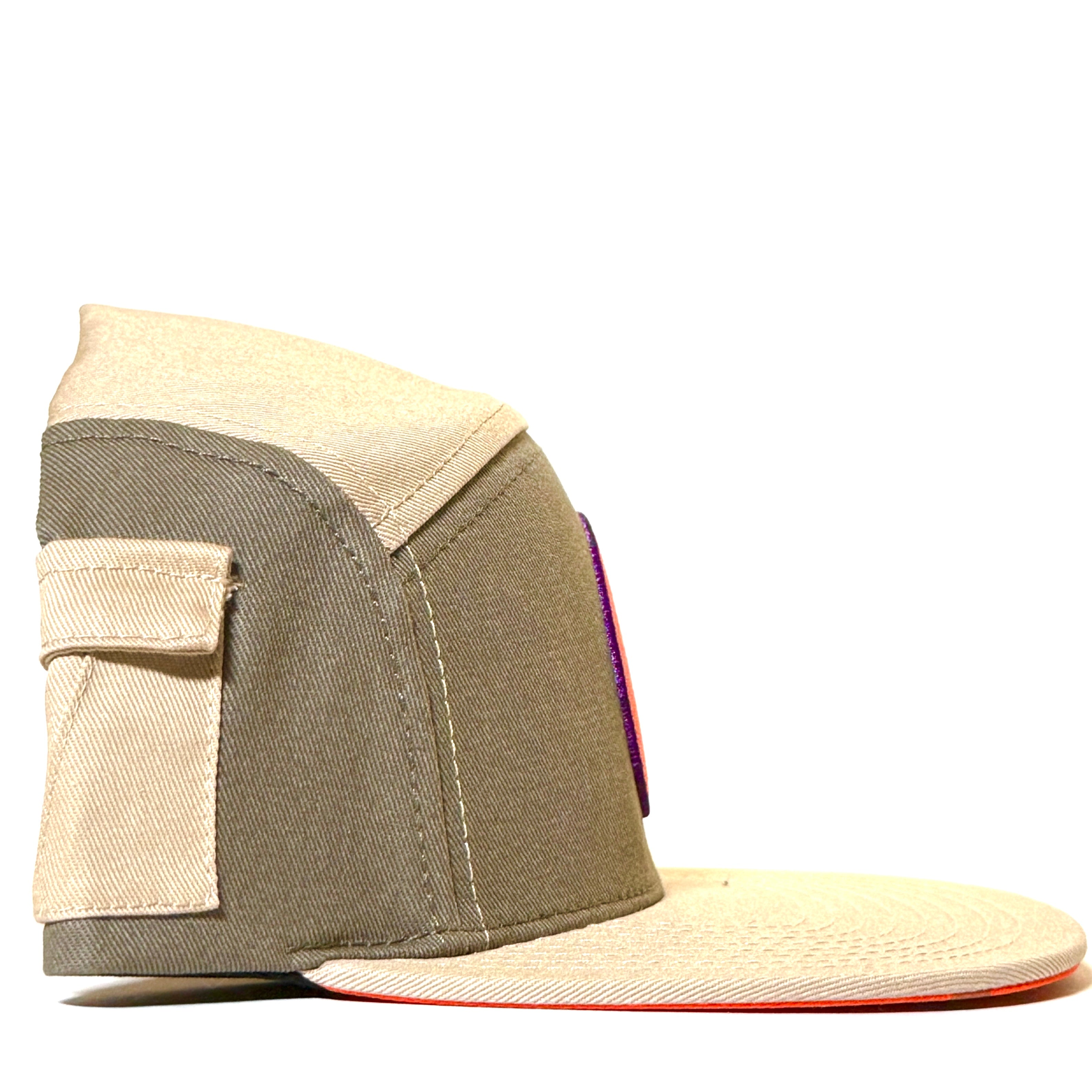 Mega Limited : Brim X Toygami x Kwamé  "Kwam's favorite colors" 5 Panel safari cap